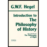 Introduction to the Philosophy of History: Selections from the Philosophy of Right