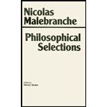 Philosophical Selections : From the Search after Truth, Dialogue on Metaphysics, Treatise on Nature and Grace