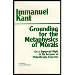 Grounding for the Metaphysics of Morals: With 