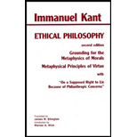 Ethical Philosophy: Grounding for the Metaphysics of Morals and Metaphysical Principles of Virtue