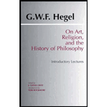 On Art, Religion and History of Philosophy