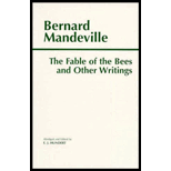 Fable of the Bees and Other Writings