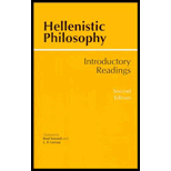 Hellenistic Philosophy: Introductory Readings