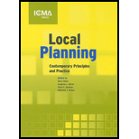Practice of Local Planning: Contemporary Principles and Practice
