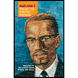 Malcolm X Talks to Young People