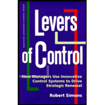 Levers of Control : How Managers Use Innovative Control Systems to Drive Strategic Renewal