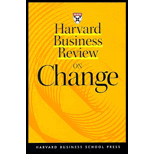 Harvard Business Review on Change