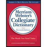Merriam-Webster's Collegiate Dictionary - Laminated