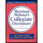 Merriam-Webster's Collegiate Dictionary (Jacket) - With Access