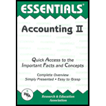 Essentials of Accounting II