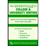 Essentials of College and University Writing