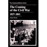 Coming of the Civil War, 1837-1861 (Paperback)