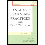 Language Learning Practices with Deaf Children