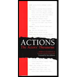Actions: Actors Thesaurus