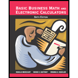 Basic Business Math and Electronic Calculators