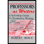 Professors as Writers