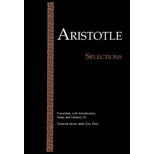 Aristotle: Selections