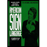 American Sign Language: A Student Text, Units 19-27