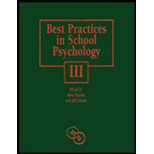 Best Practices in School Psychology III