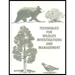 Techniques for Wildlife Investigations and Management