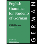English Grammar for Students of German - Study Guide