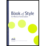 Book of Style for Medical Transcription