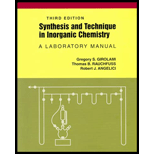 Synthesis and Technique in Inorganic Chemistry: A Laboratory Manual