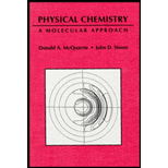 Physical Chemistry: A Molecular Approach - 2nd Printing