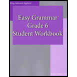 Easy Grammar: Grade 6 - Workbook
