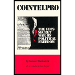 Cointelpro : The FBI's Secret War on Political Freedom
