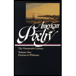 American Poetry, Volume I : The Nineteenth Century, Freneau to Whitman