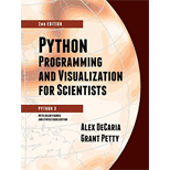 Python Programming and Visualization for Scientists