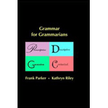 Grammar for Grammarians: Prescriptive, Descriptive, Generative, Contextual
