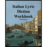 Italian Lyric Diction Workbook