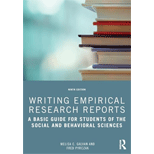 Writing Empirical Research Reports