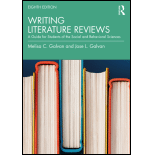 Writing Literature Reviews