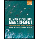 Human Resource Management: Functions, Applications, and Skill Development (Looseleaf)