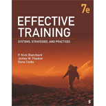 Effective Training