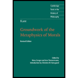 Groundwork of Metaphysics of Morals