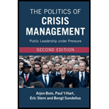 Politics of Crisis Management: Public Leadership under Pressure