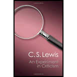 Experiment in Criticism