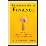 Entrepreneurial Finance