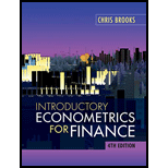 Introductory Econometrics for Finance