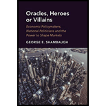 Oracles, Heroes or Villains: Economic Policymakers, National Politicians and the Power to Shape Markets