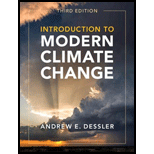 Introduction to Modern Climate Change