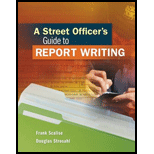 Street Officer's Guide to Report Writing
