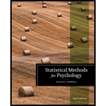 Statistical Methods for Psychology (Hardback)