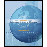 Essentials of Information Systems for Managers