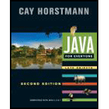 Picture of the cover of the book entitled Java for Everyone: Late Objects