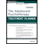 Adolescent Psychotherapy - Treatment Planner